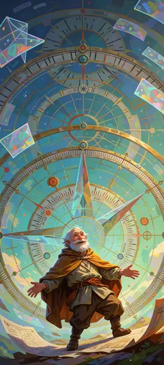 elderly cartographer