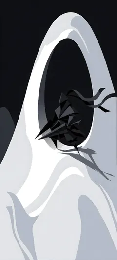 paper warrior with blades