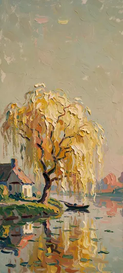 luminous golden willow
