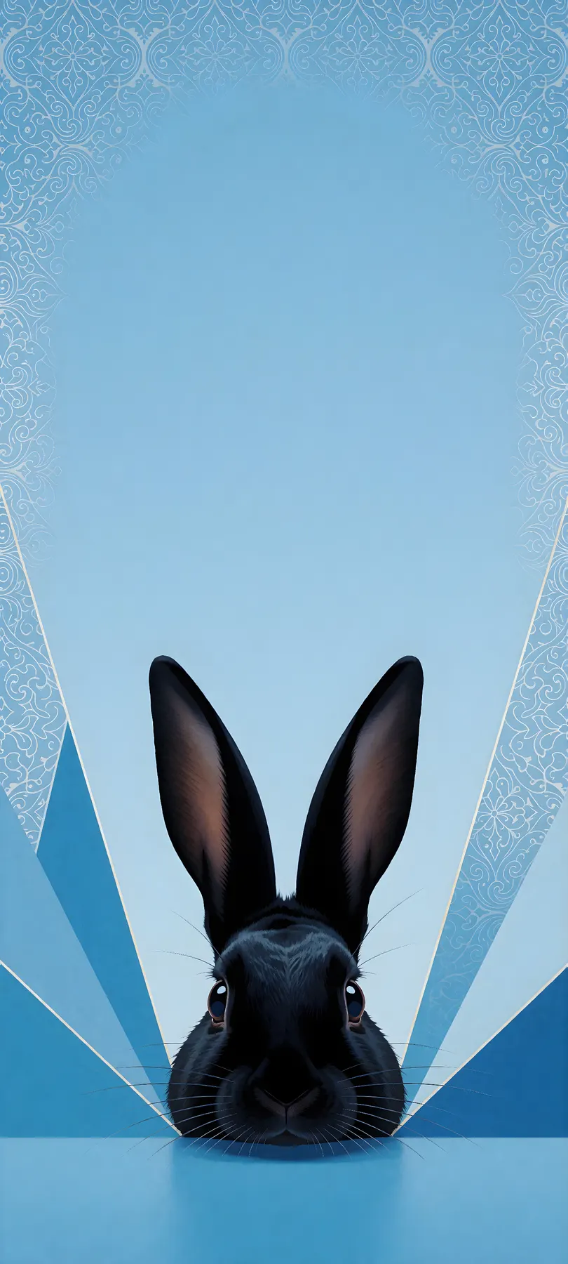sleek black rabbit