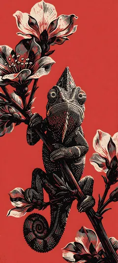 crested chameleon