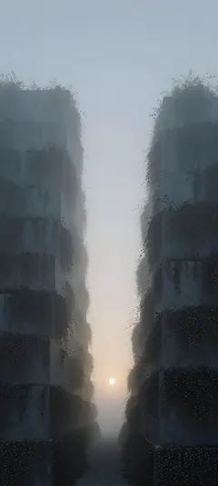 terraced garden towers