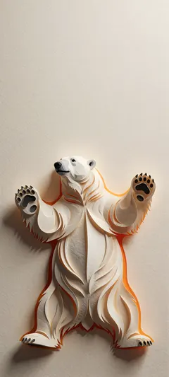 paper polar bear