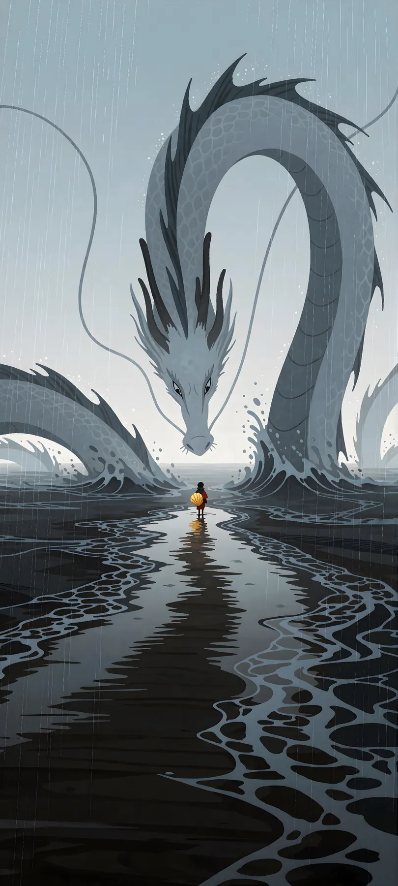 white sea dragon