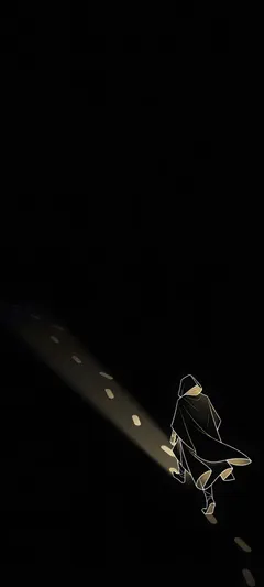 glowing footfalls