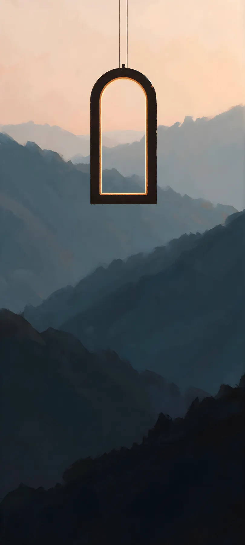 illuminated arch pendant