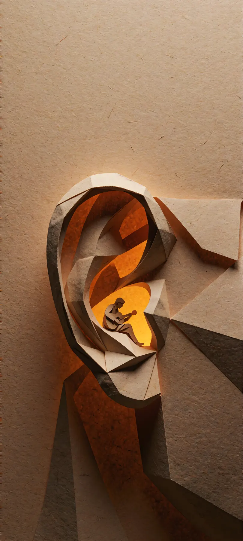 ear-shaped opening