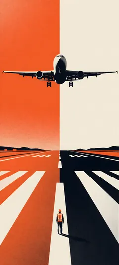 descending passenger jet