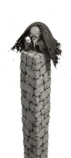 bone-masked child