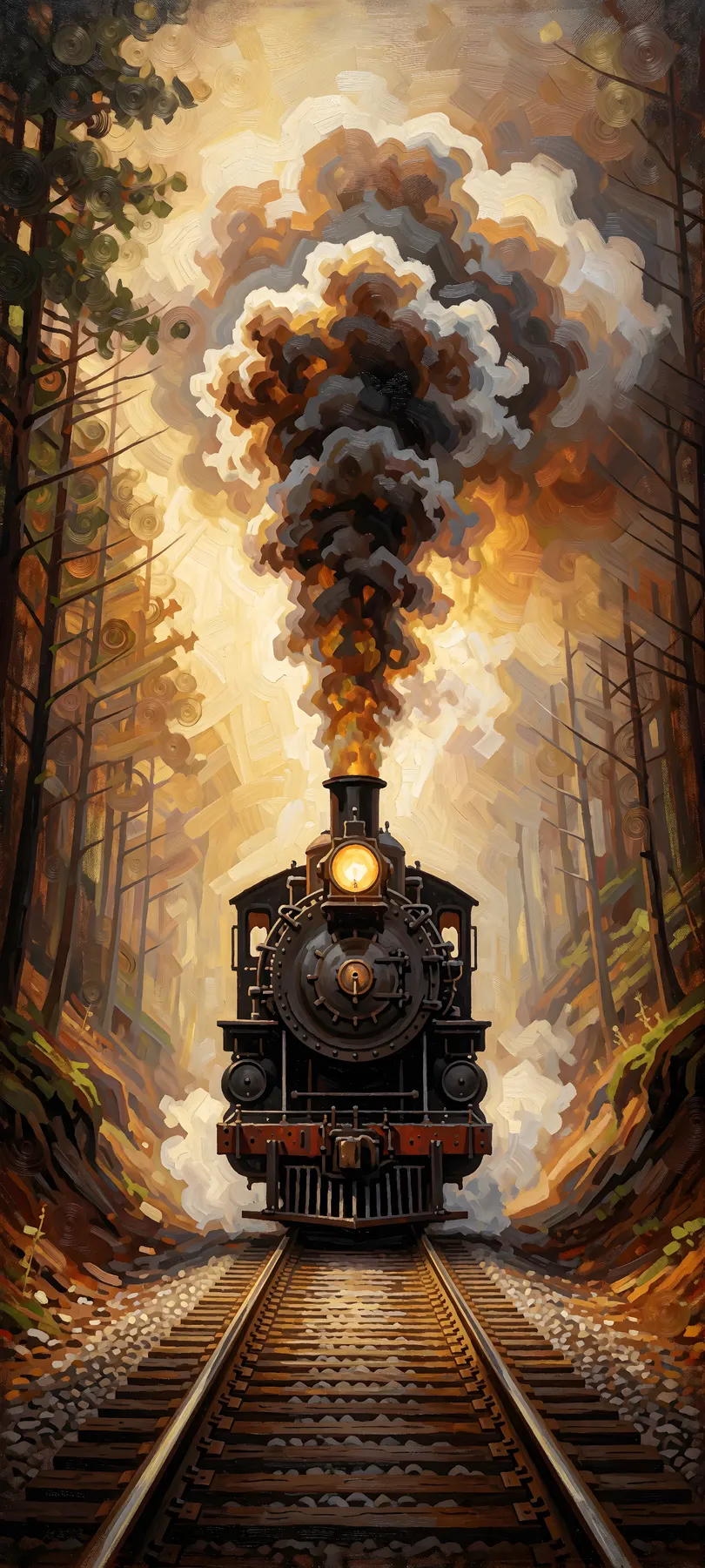 cast-iron steam locomotive