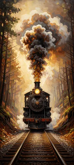 cast-iron steam locomotive