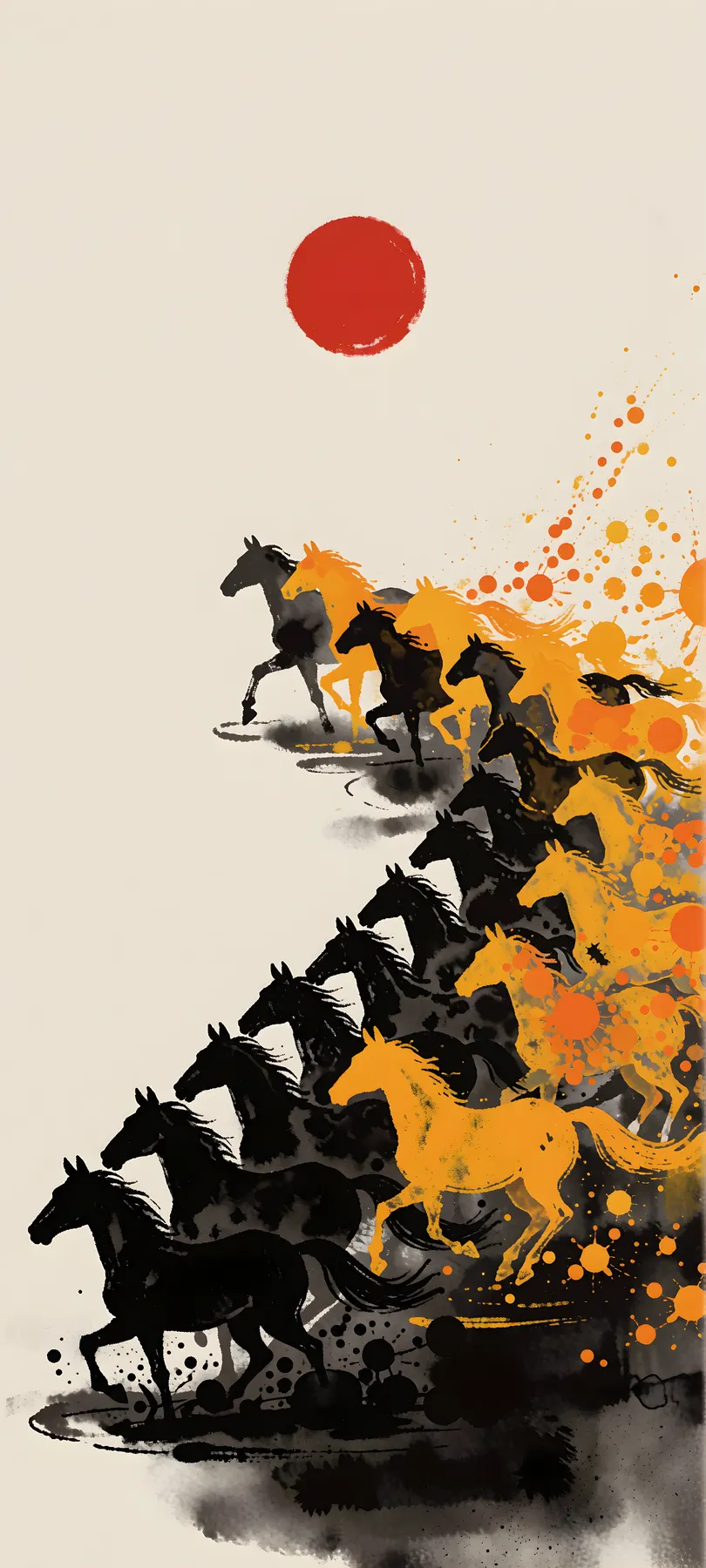 procession of horse forms