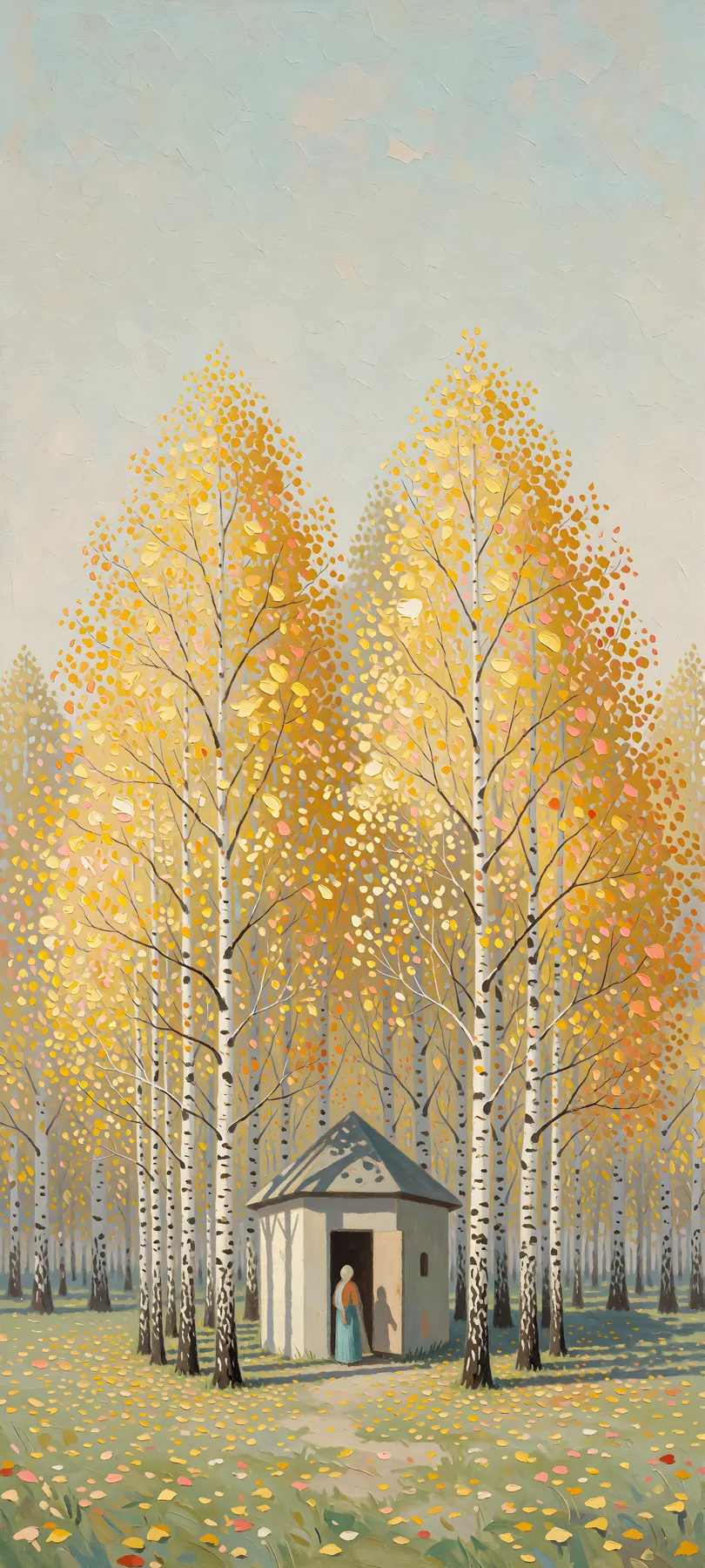 golden birches