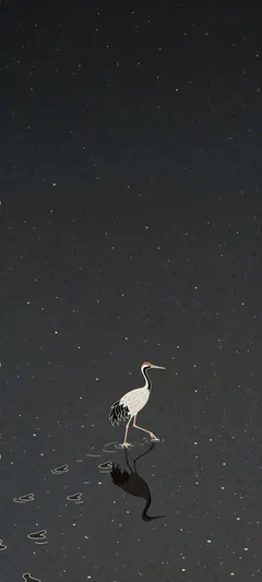 glowing footprints