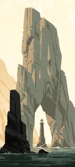 layered cliffs