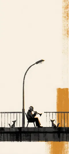 curved streetlamp