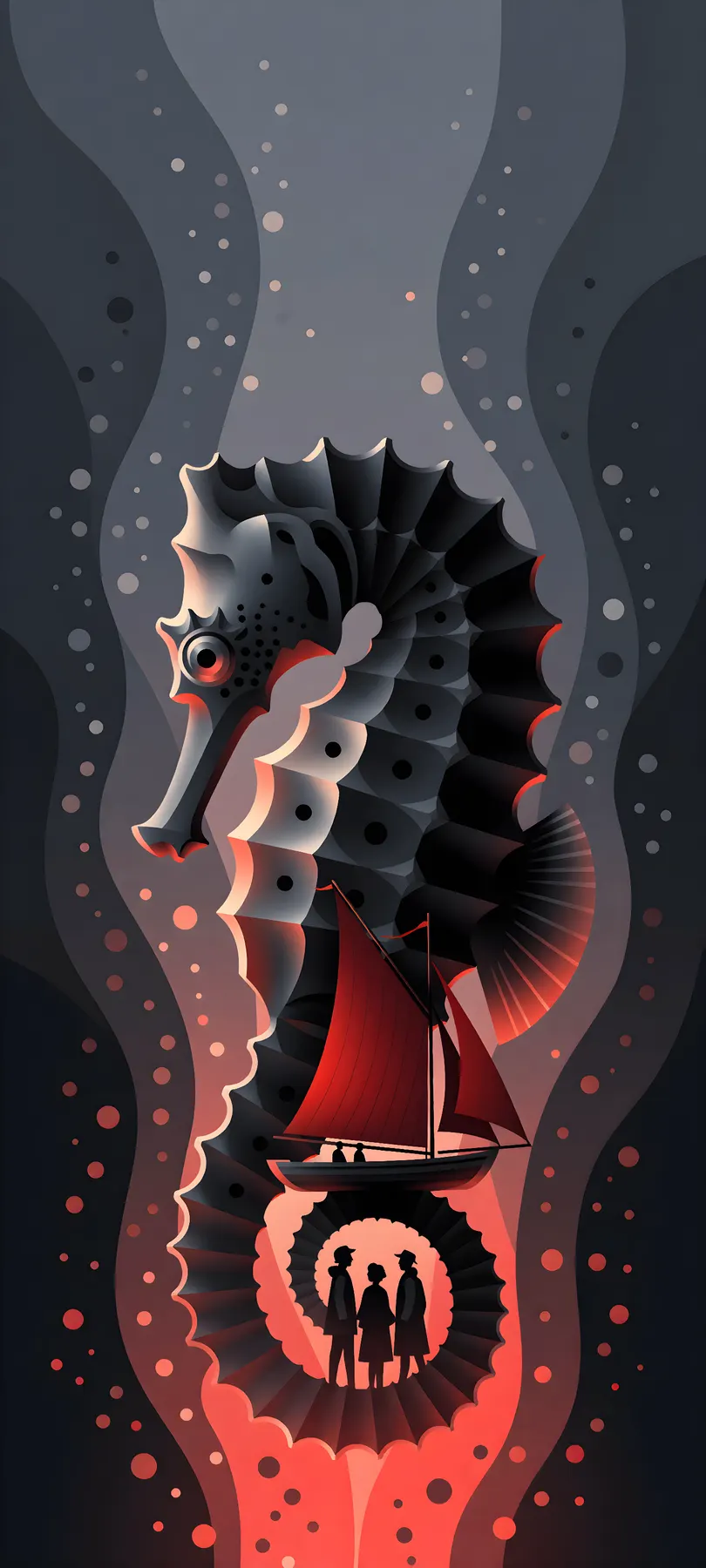 gigantic seahorse