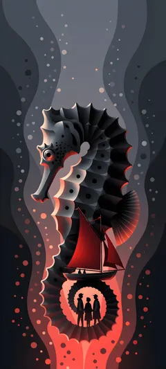 gigantic seahorse