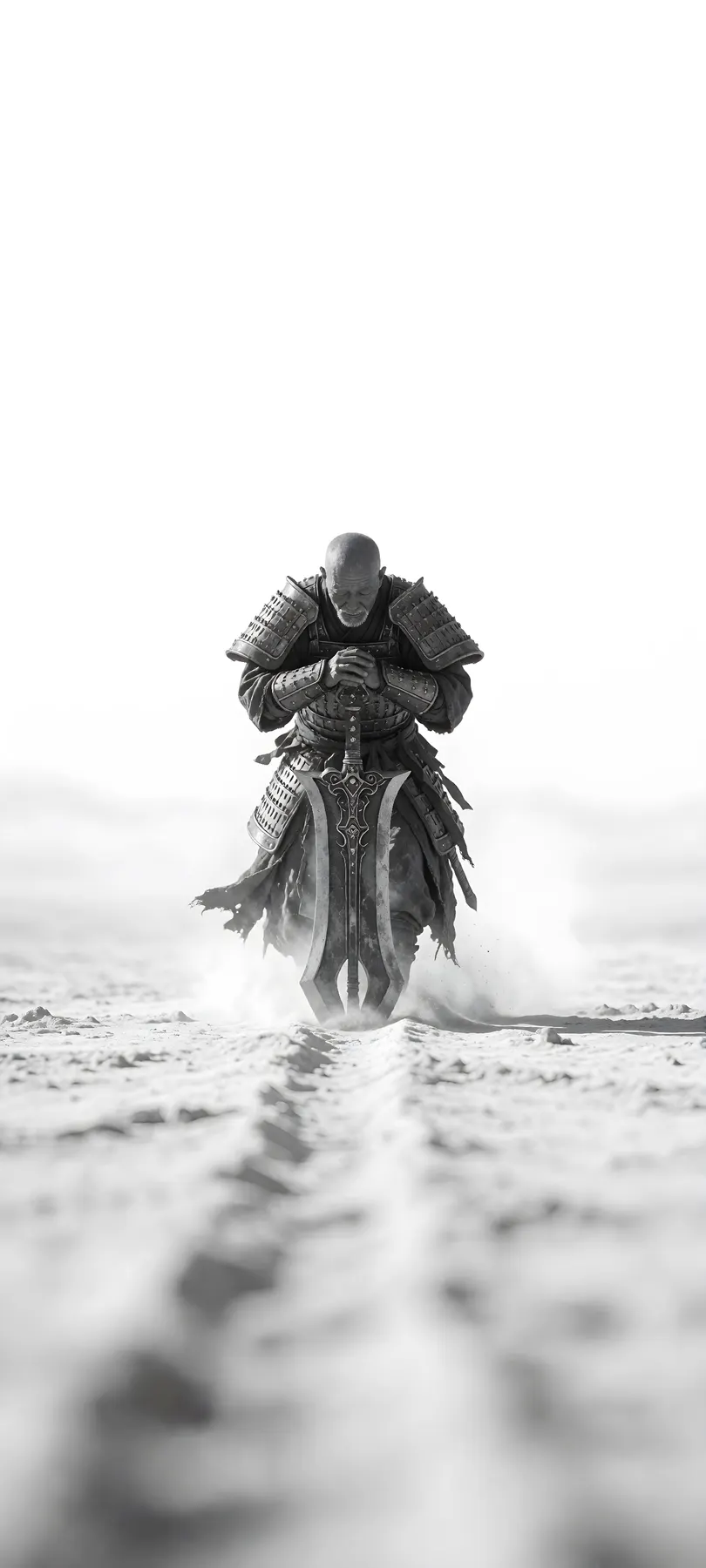elderly armored warrior-priest
