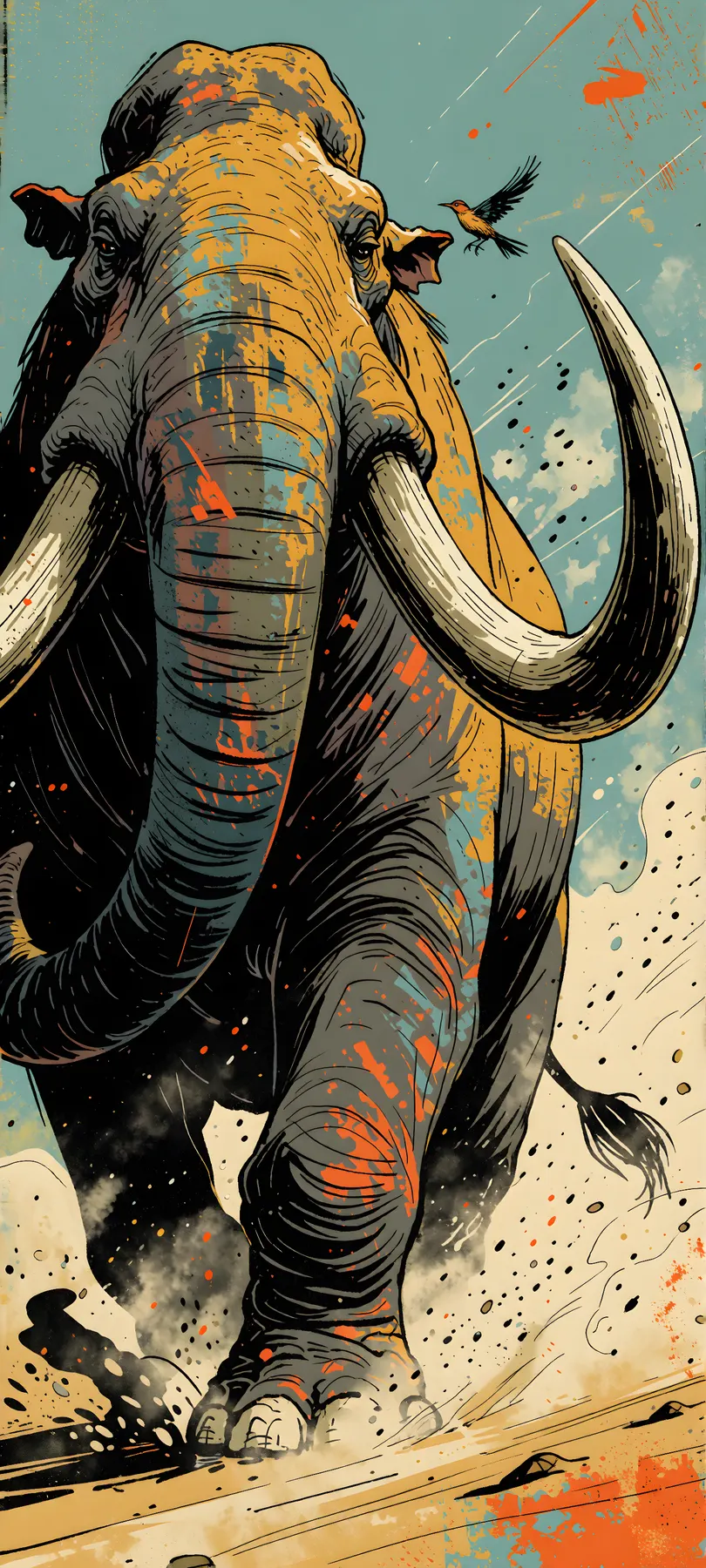tusked elephant matriarch