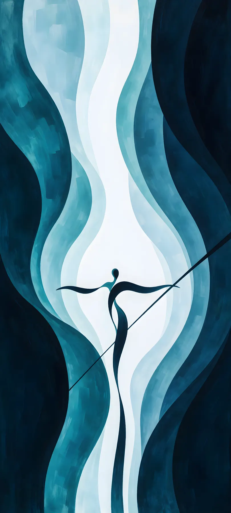 ribbon-formed human figure