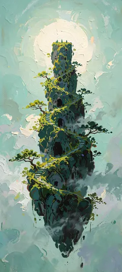 floating mountain needle