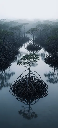 mangrove roots