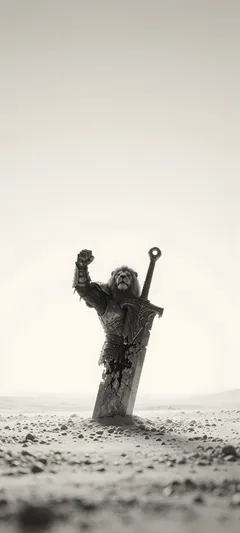 lion-headed armored warrior