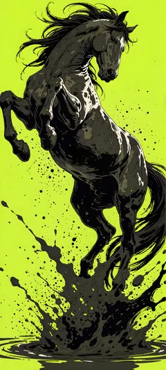 black-ink stallion