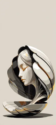 porcelain-faced oracle