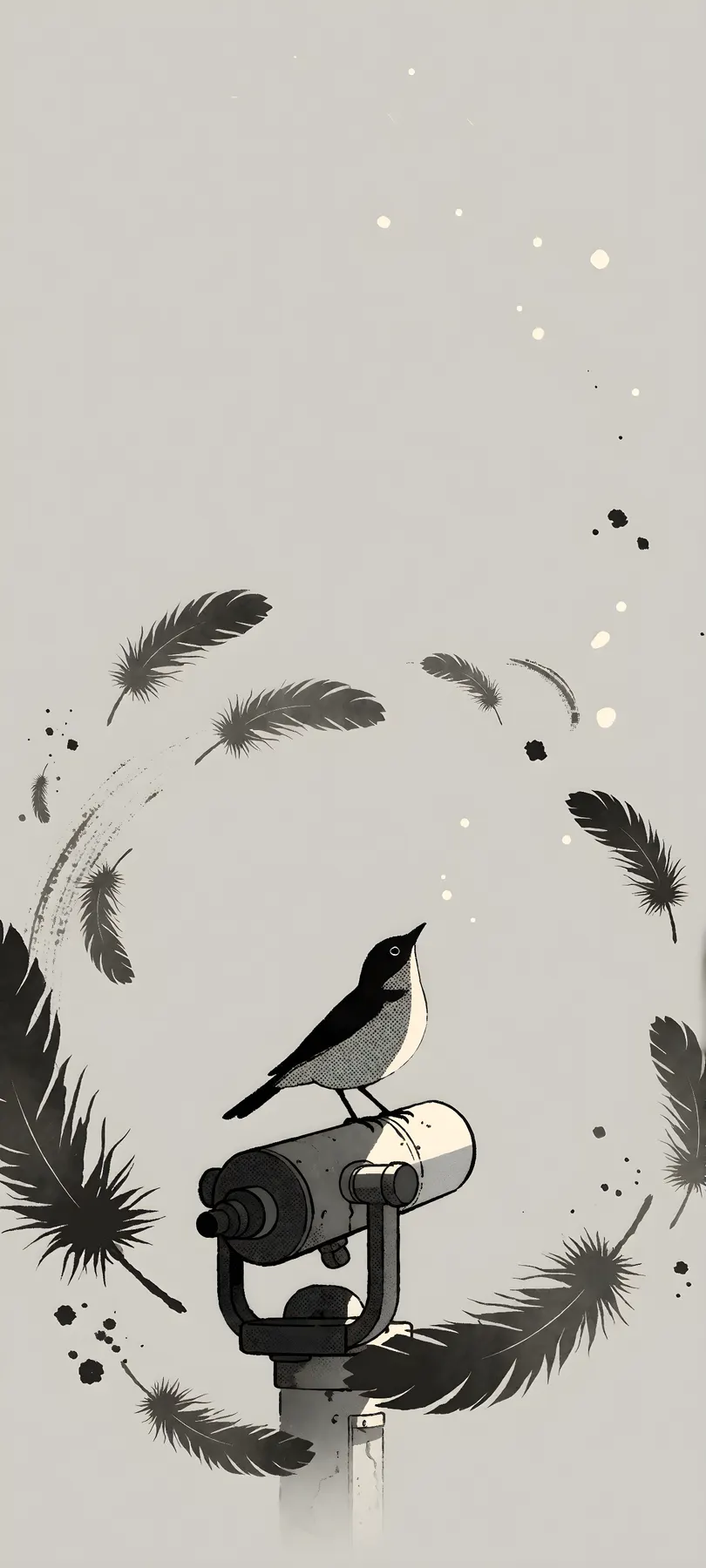 bird on instrument