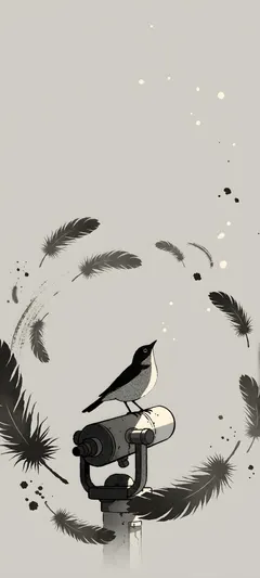 bird on instrument