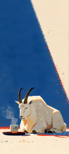 curved horns