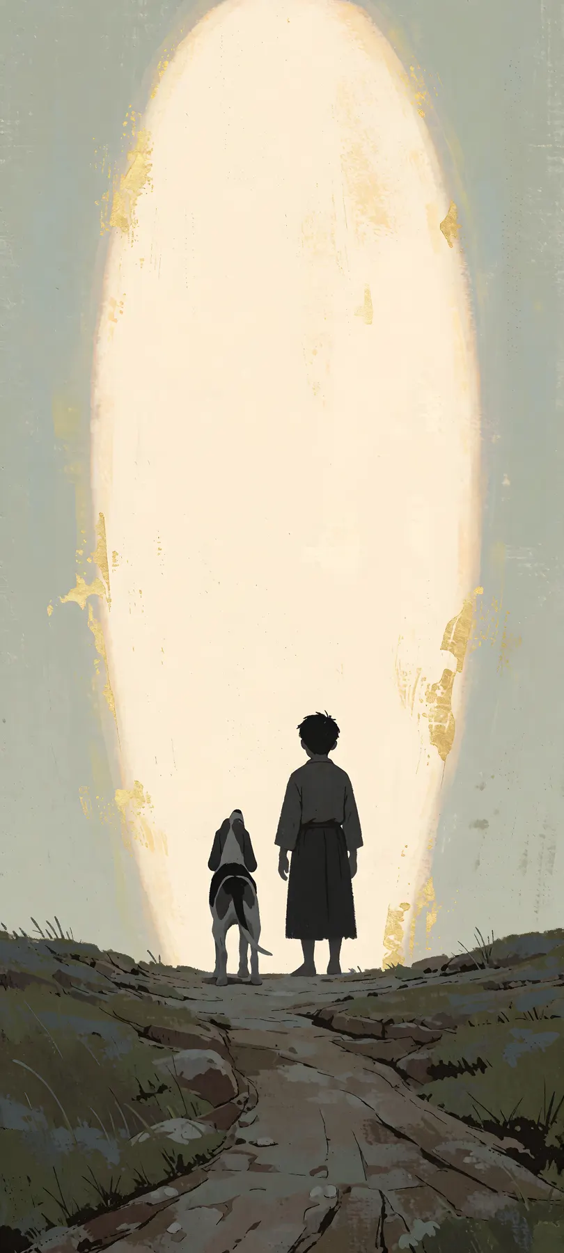 shepherd and hound