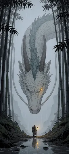 horned bamboo dragon