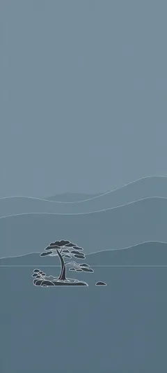ancient pine on islet