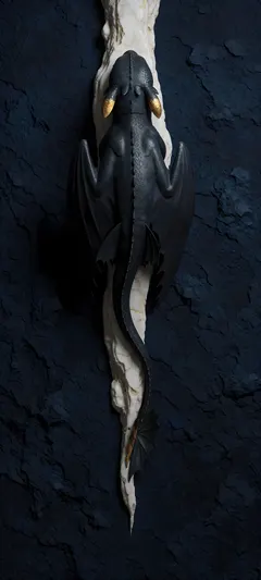 sleeping black dragon hatchling