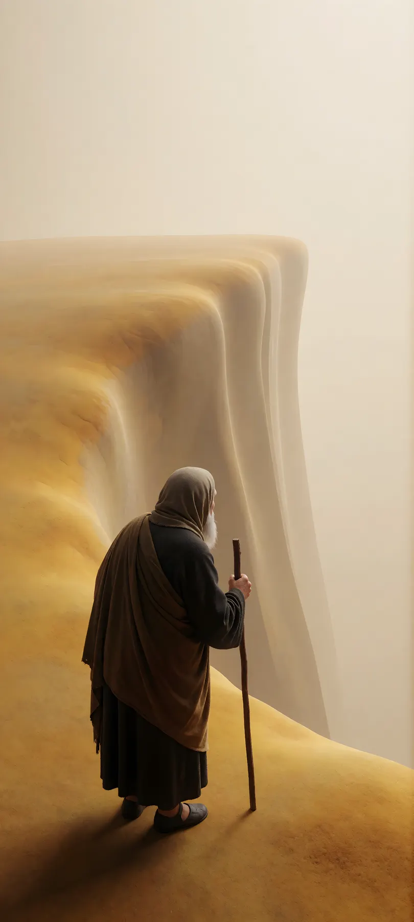 elderly pilgrim