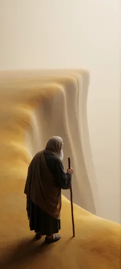 elderly pilgrim