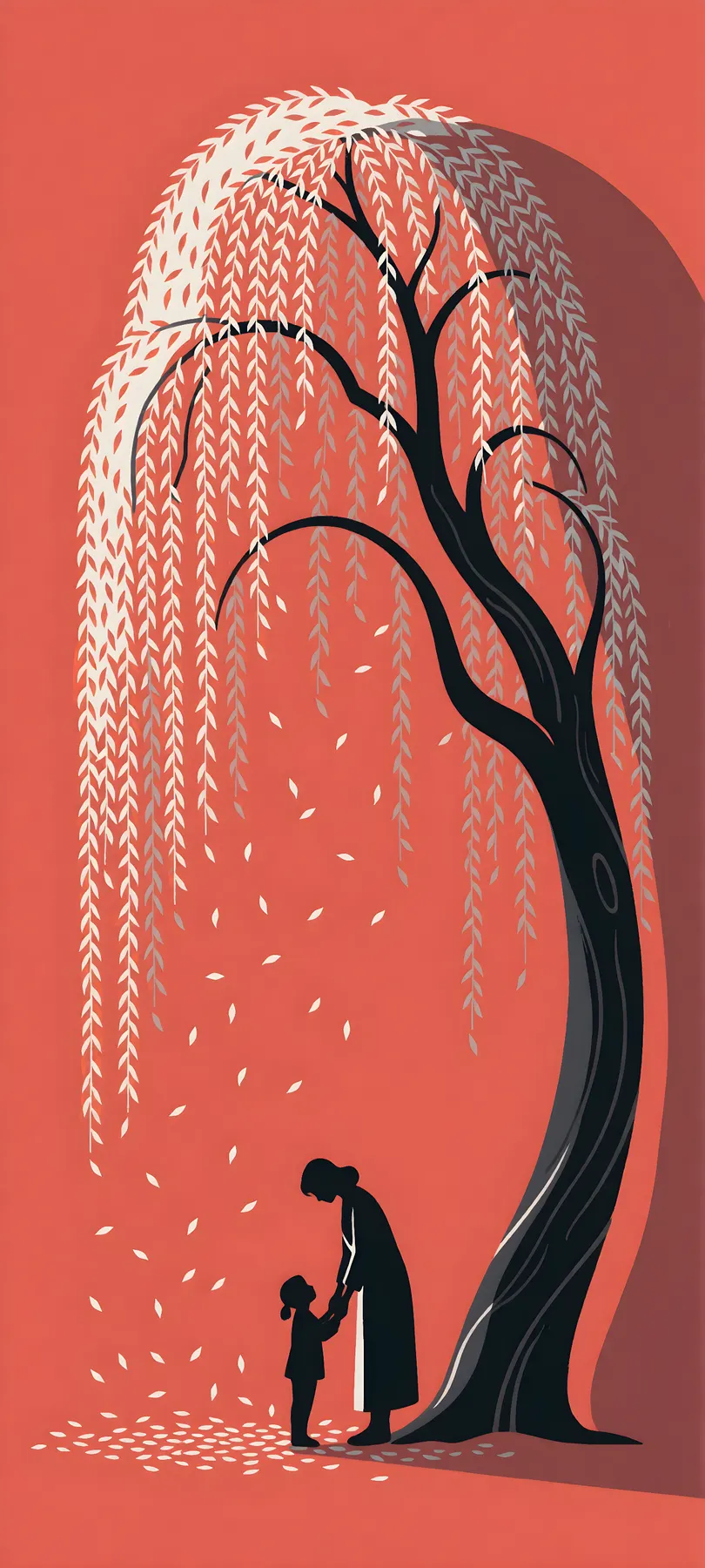 drifting leaves