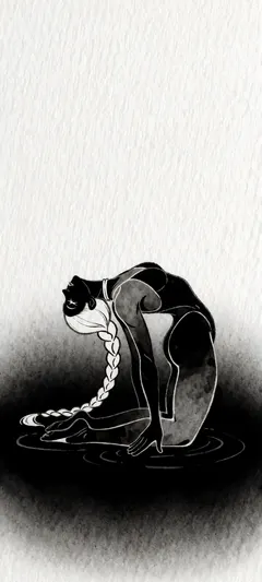 contortionist with braid