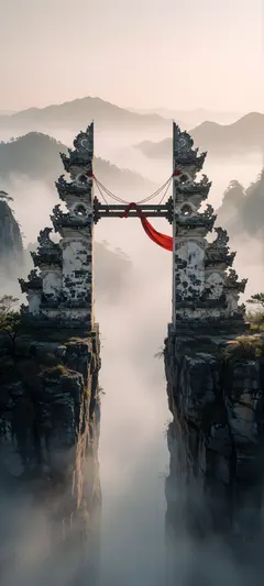 fractured ceremonial gate