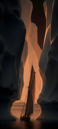 polar sailing ship