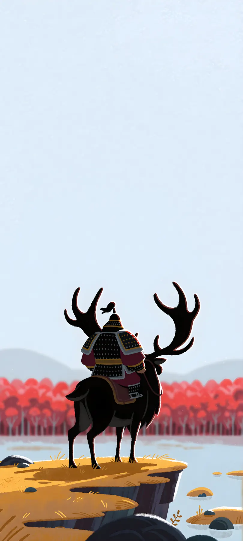 guardian riding elk